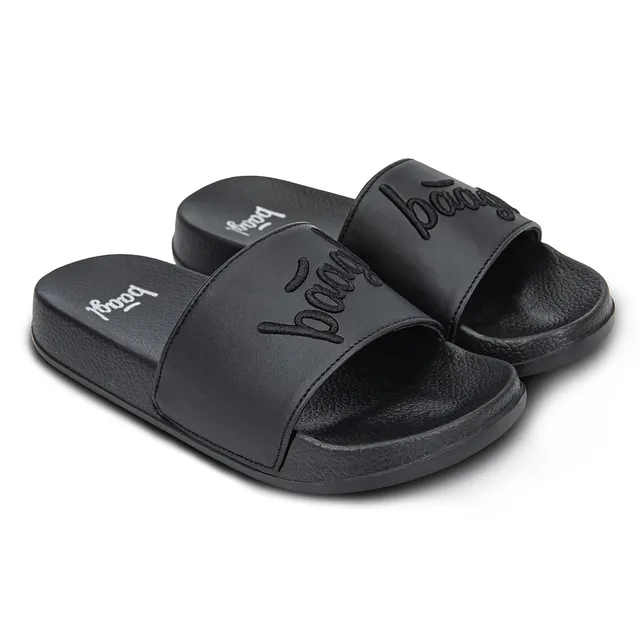 baagl-slippers-logo-black-chaussons-taille-43-eva image 1