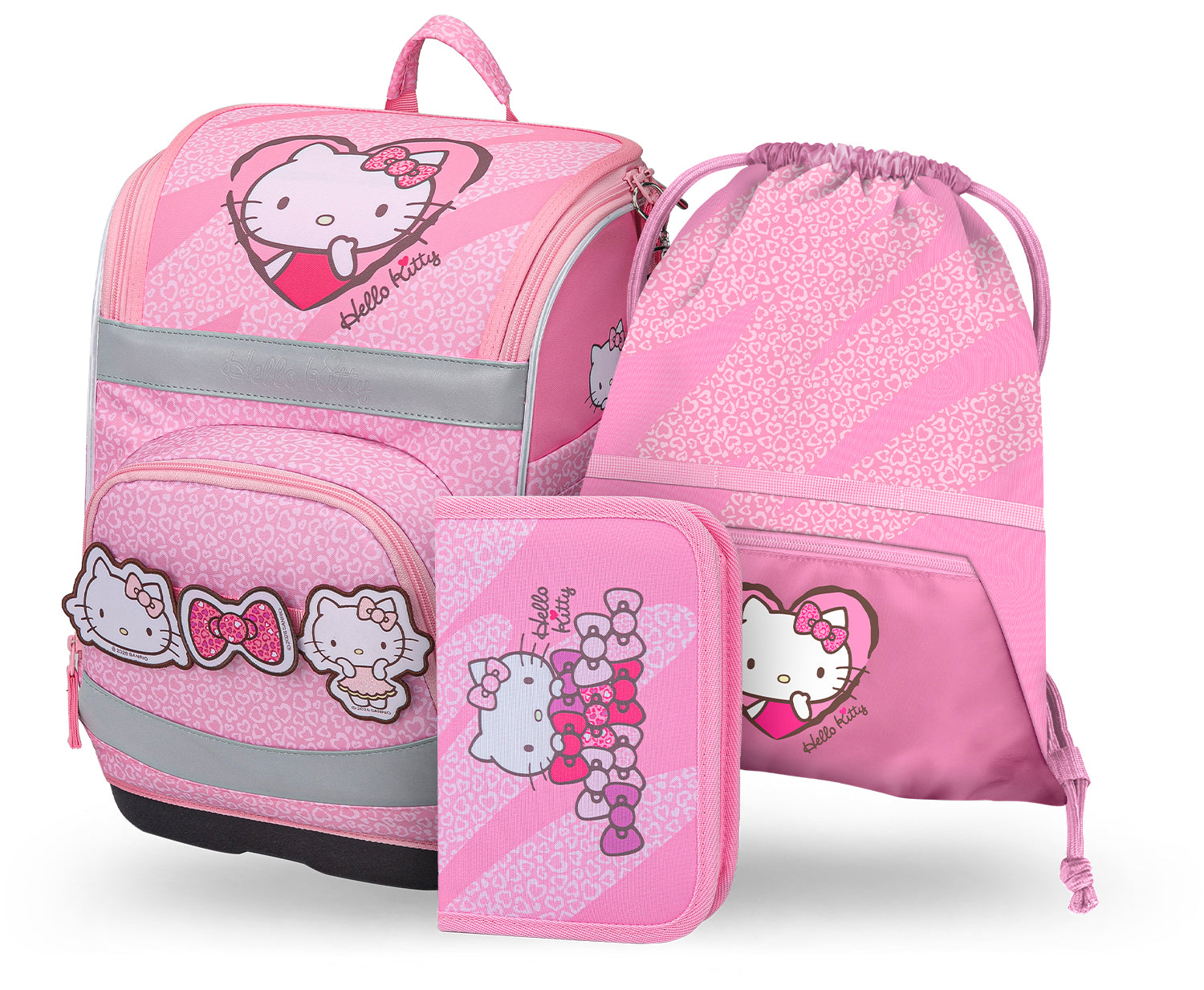 baagl-zippy-plus-hello-kitty-cartable-sweet-leopard image 1