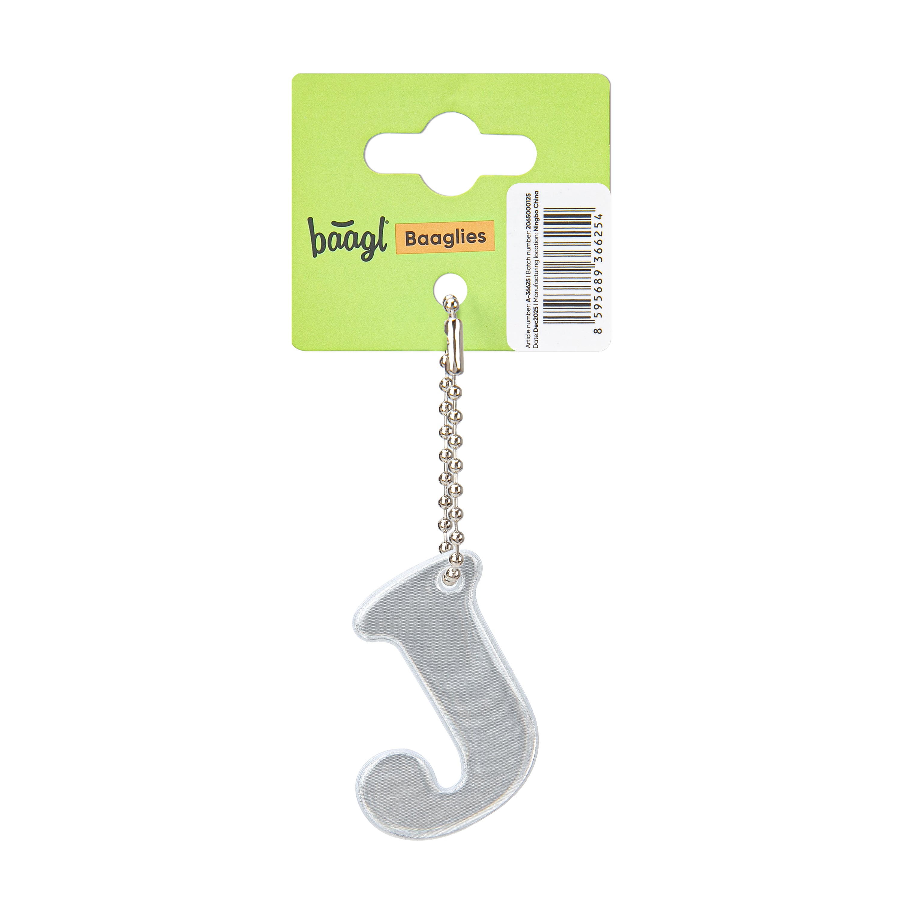 baagl-baaglies-porte-cl-s-r-fl-chissant-lettre-j-phosphorescent image 2