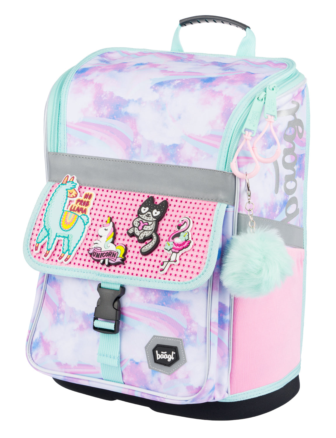 baagl-school-sets-zippy-rainbow-cartable-ergonomique-fille image 3