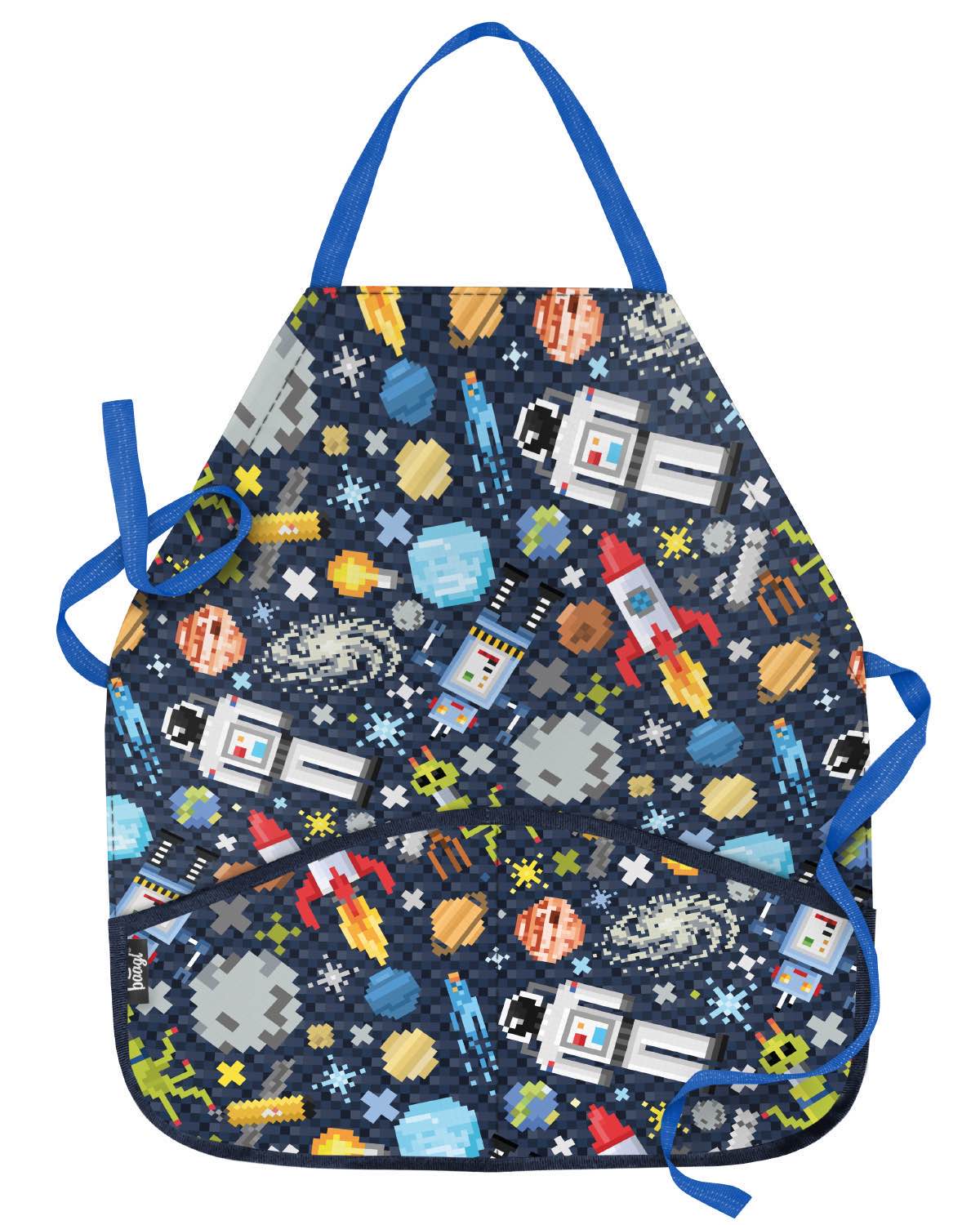 baagl-aprons-tablier-enfant-space-game-poches image 1