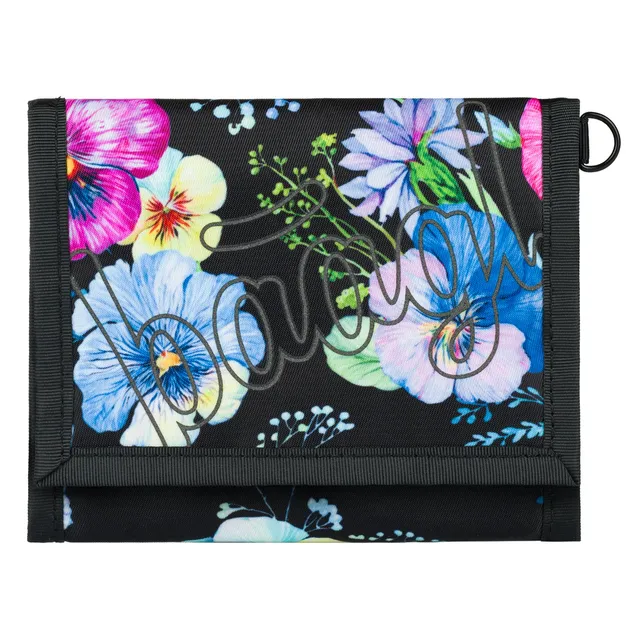 baagl-flowers-portefeuille-enfant-fleurs-velcro image 1