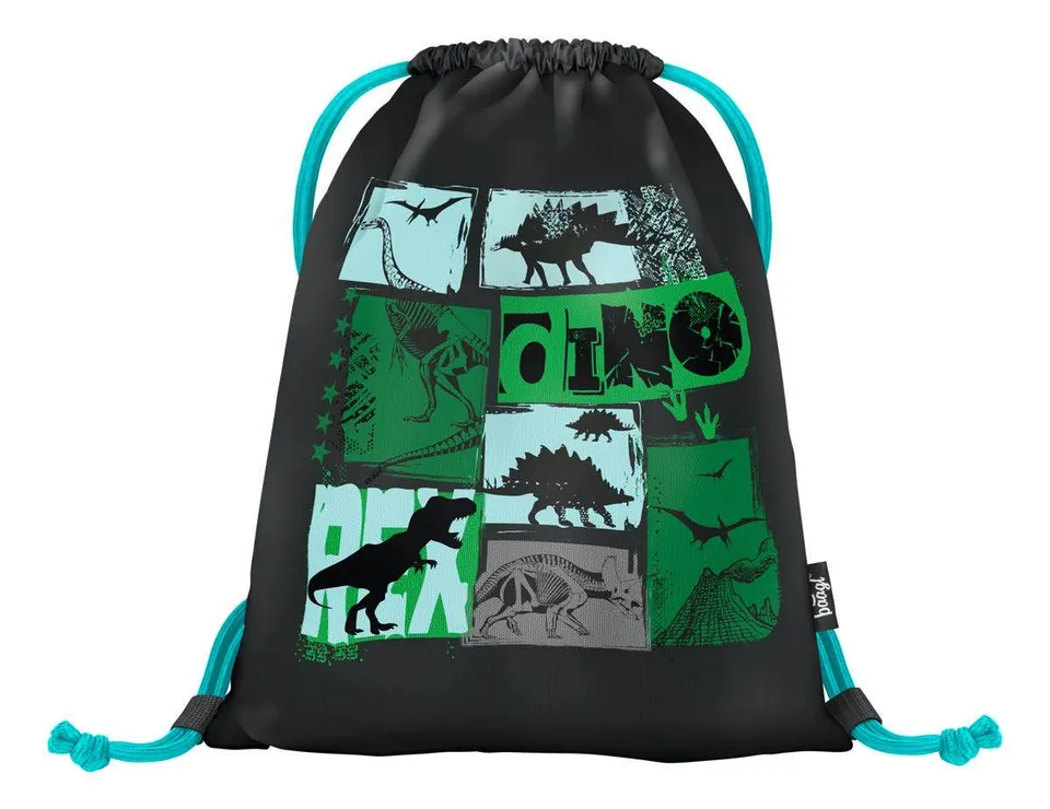 baagl-dino-gym-sack-sac-sport-dinosaure-filet-respirant image 1