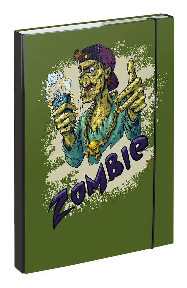 baagl-zombie-chemise-lastiques-a4-zombie image 1