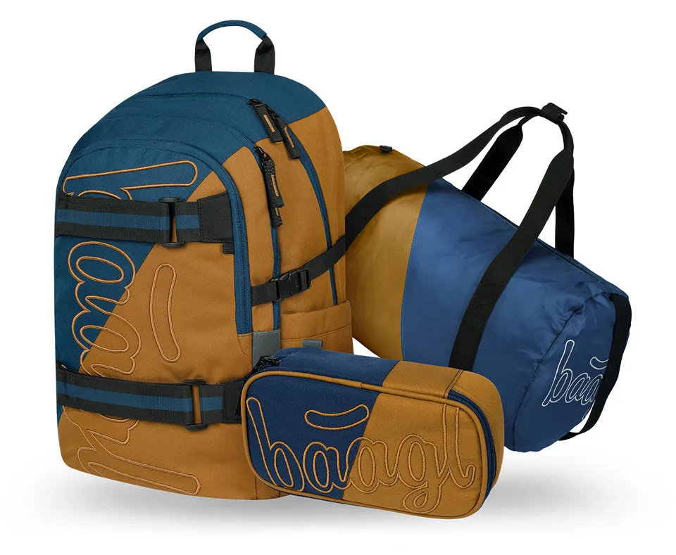 baagl-skate-duo-sac-dos-scolaire-skate-gar-on-recycl image 1