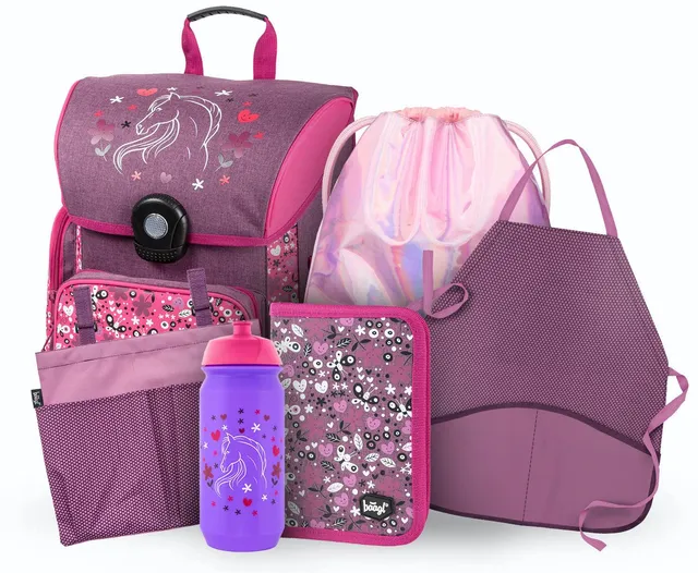 baagl-horses-ii-cartable-cp-fille-cheval-18-l-set image 1