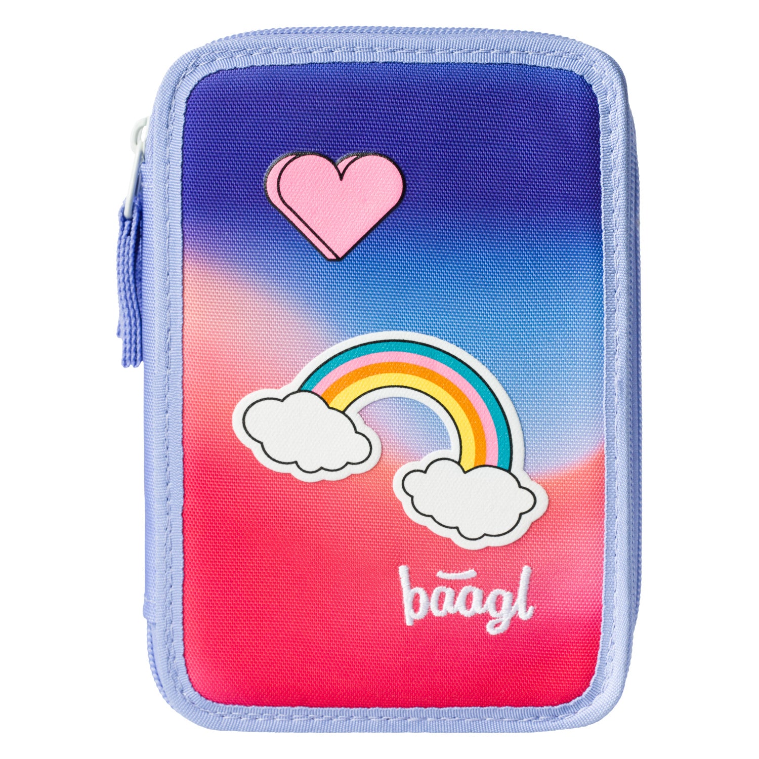 baagl-rainbow-red-trousse-3-compartiments-rouge image 3
