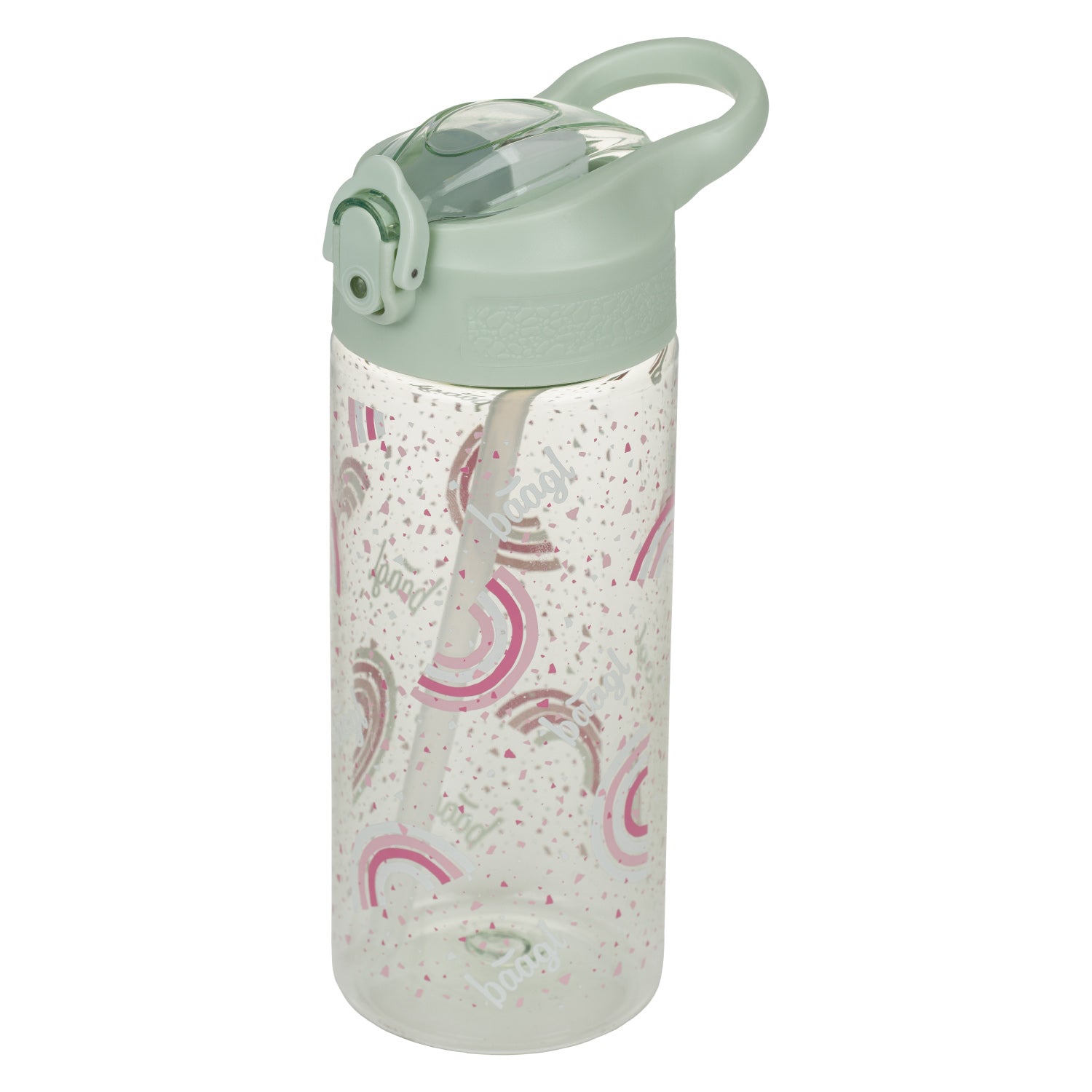 baagl-drinking-bottles-gourde-rainbow-500-ml-paille image 1