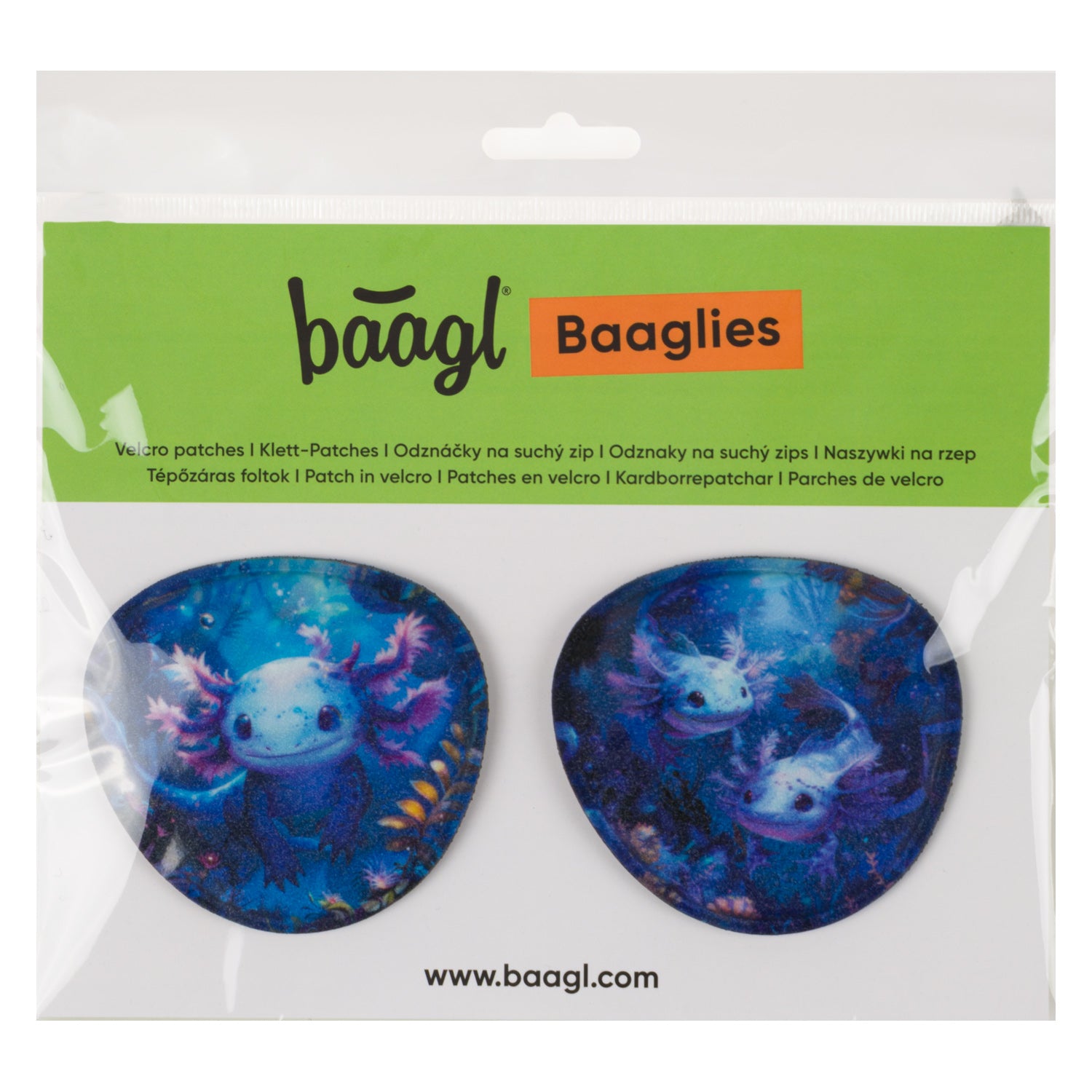 baagl-baaglies-axolotl-patch-velcro-lot-de-2-cartable image 4