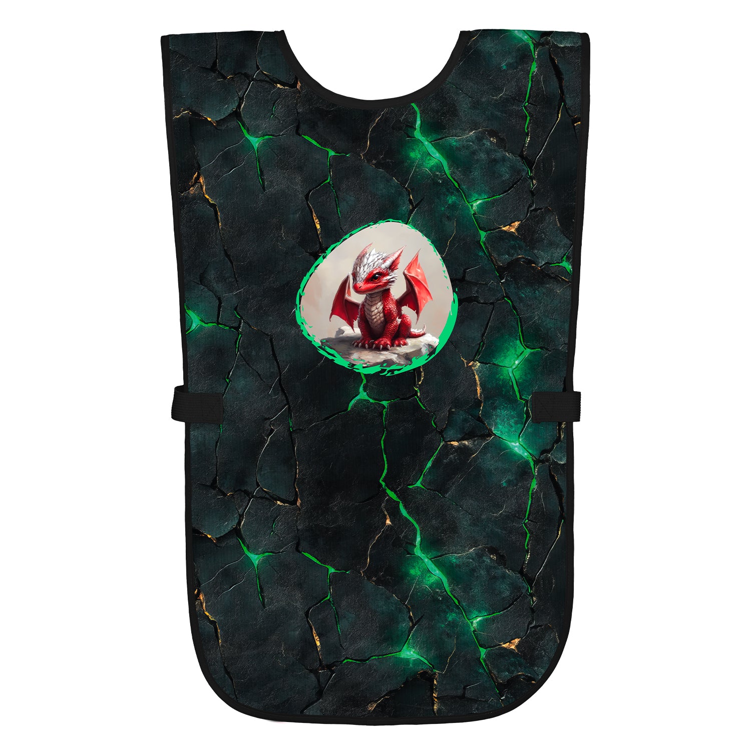 baagl-tablier-enfant-dragons-avec-poches-lavable image 2
