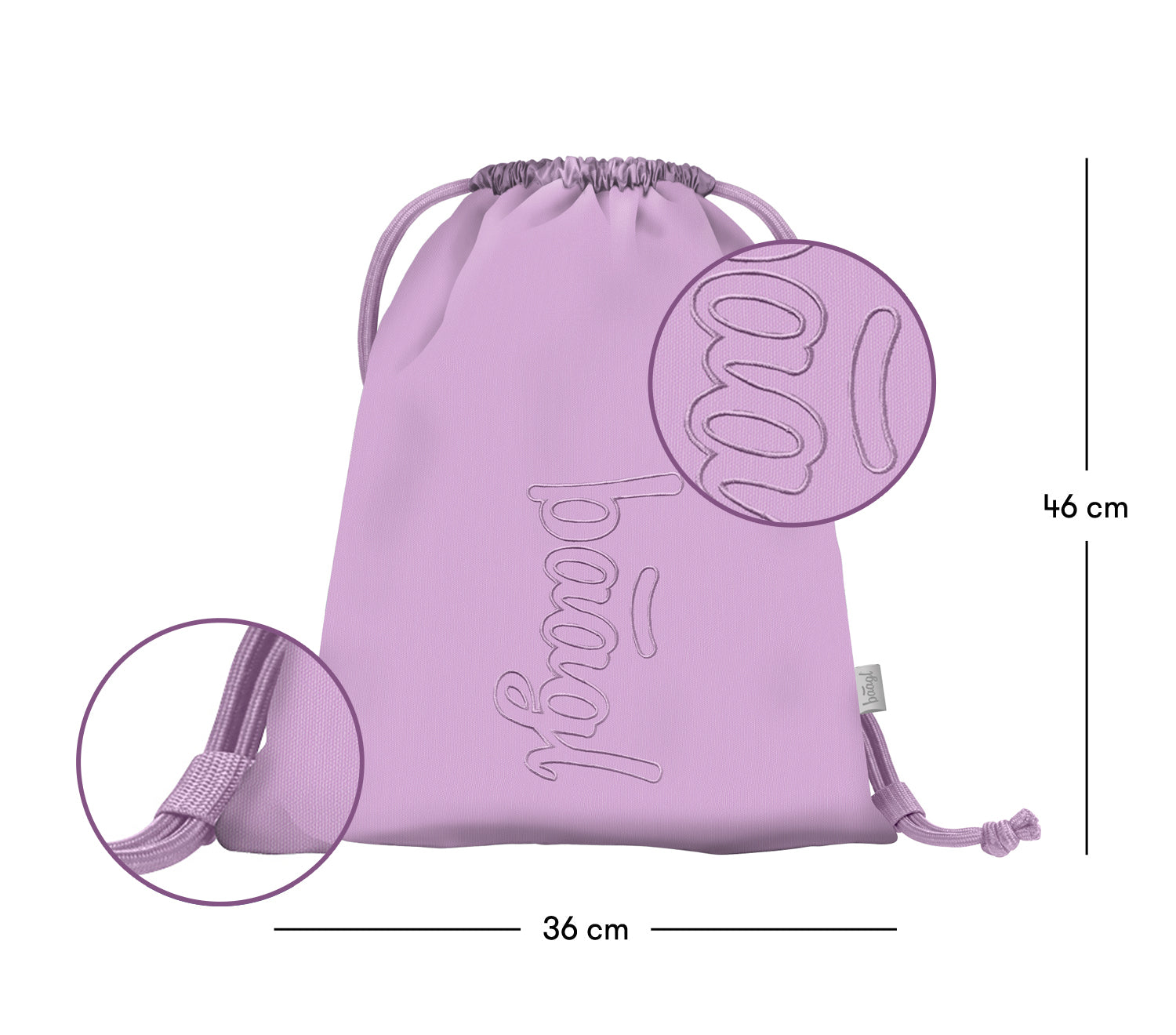 baagl-lavender-sac-gym-recycl-lavable image 3
