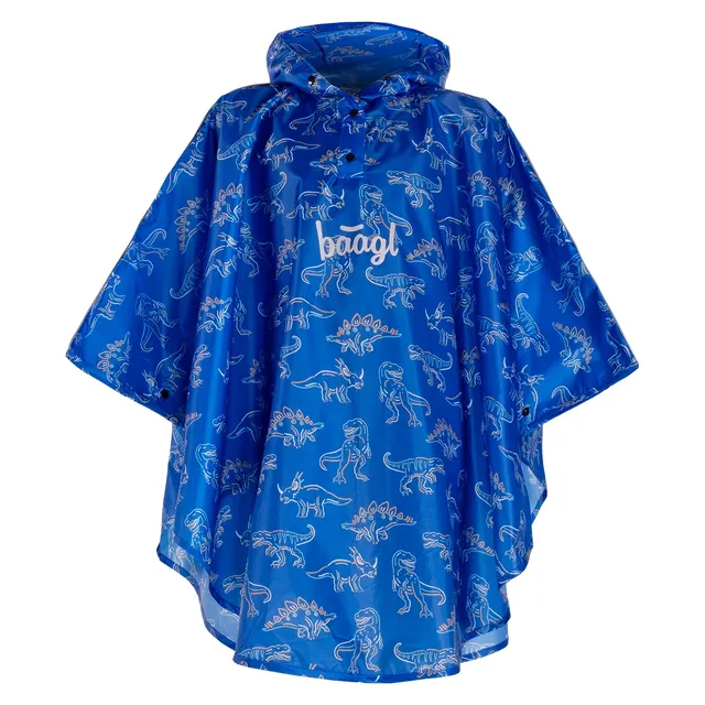 baagl-dino-poncho-pluie-enfant-xs-dinosaure-r-fl-chissant image 1