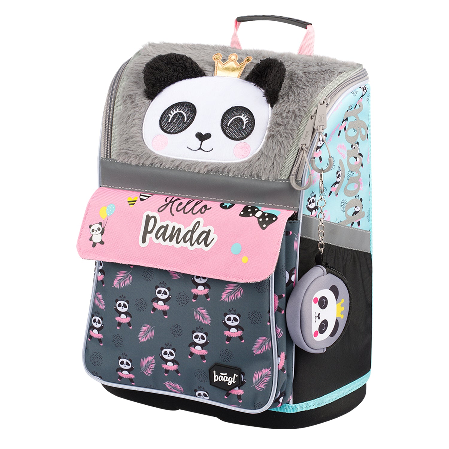 baagl-zippy-panda-cartable-ergonomique-18-l-portefeuille image 2
