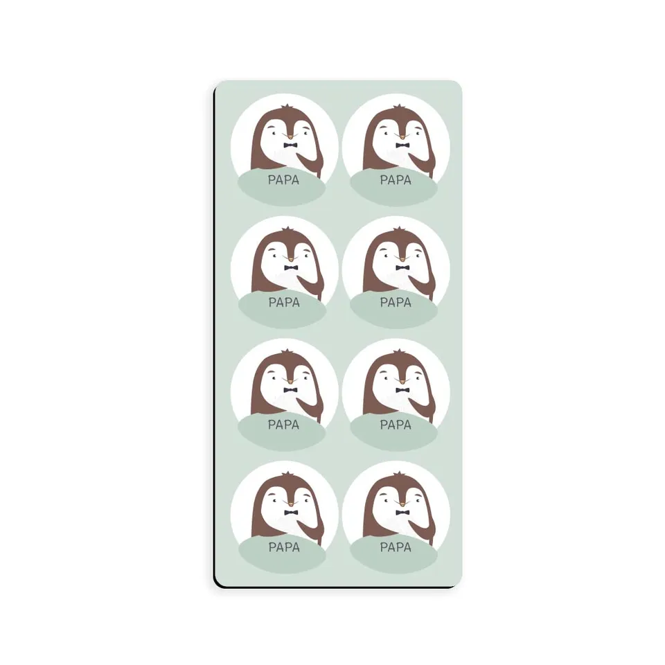 atelier-gigogne-magnets-papa-8-magnets-ronds-3-cm image 1