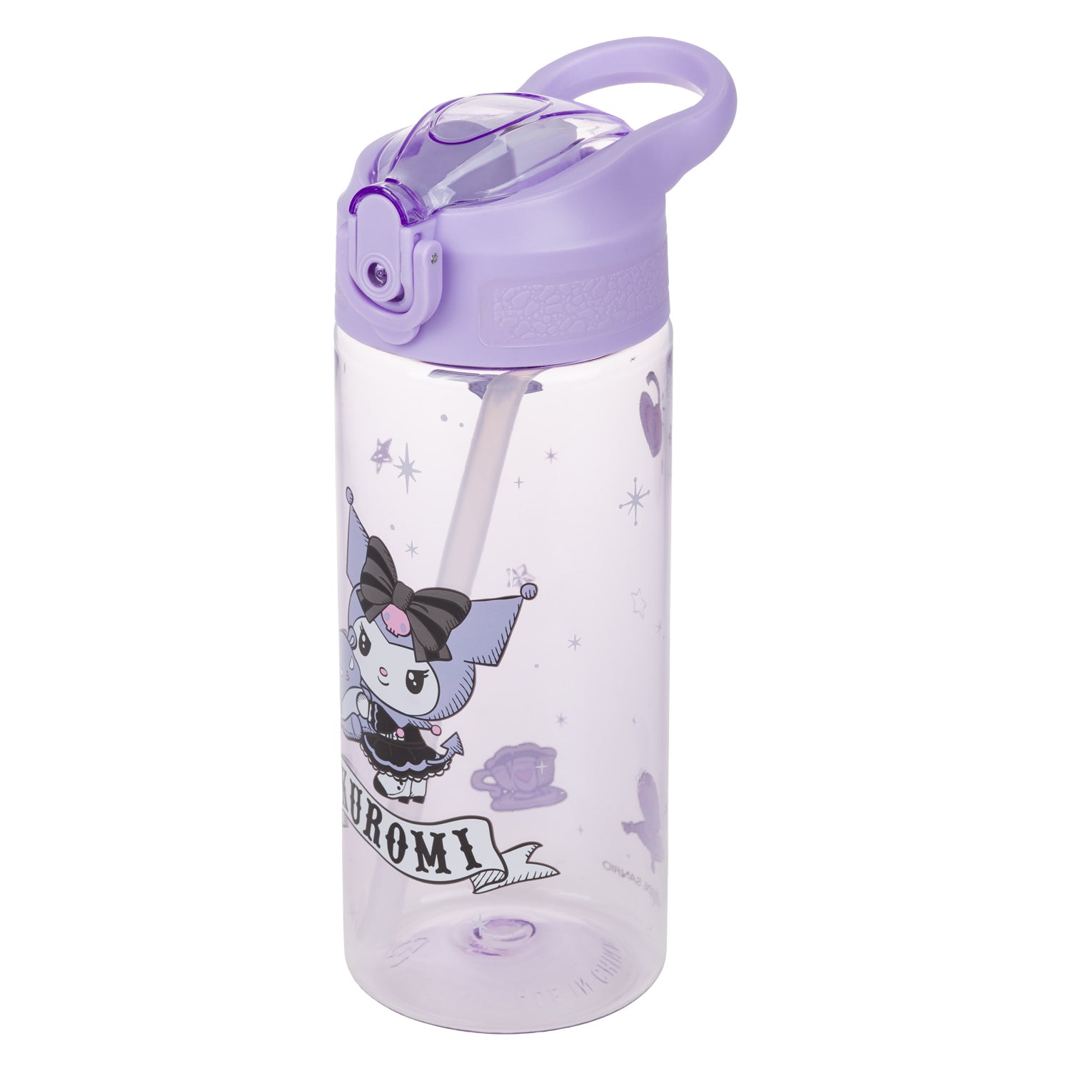 baagl-kuromi-fortune-dream-gourde-paille-tritan-500-ml image 1