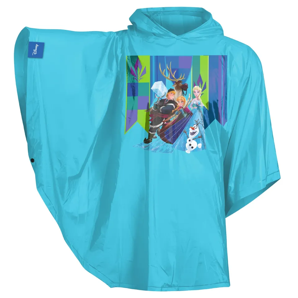 baagl-frozen-poncho-pluie-enfant-reine-des-neiges image 1