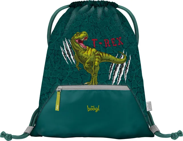 baagl-gym-sacks-t-rex-sac-de-gym-poche-dinosaure image 1