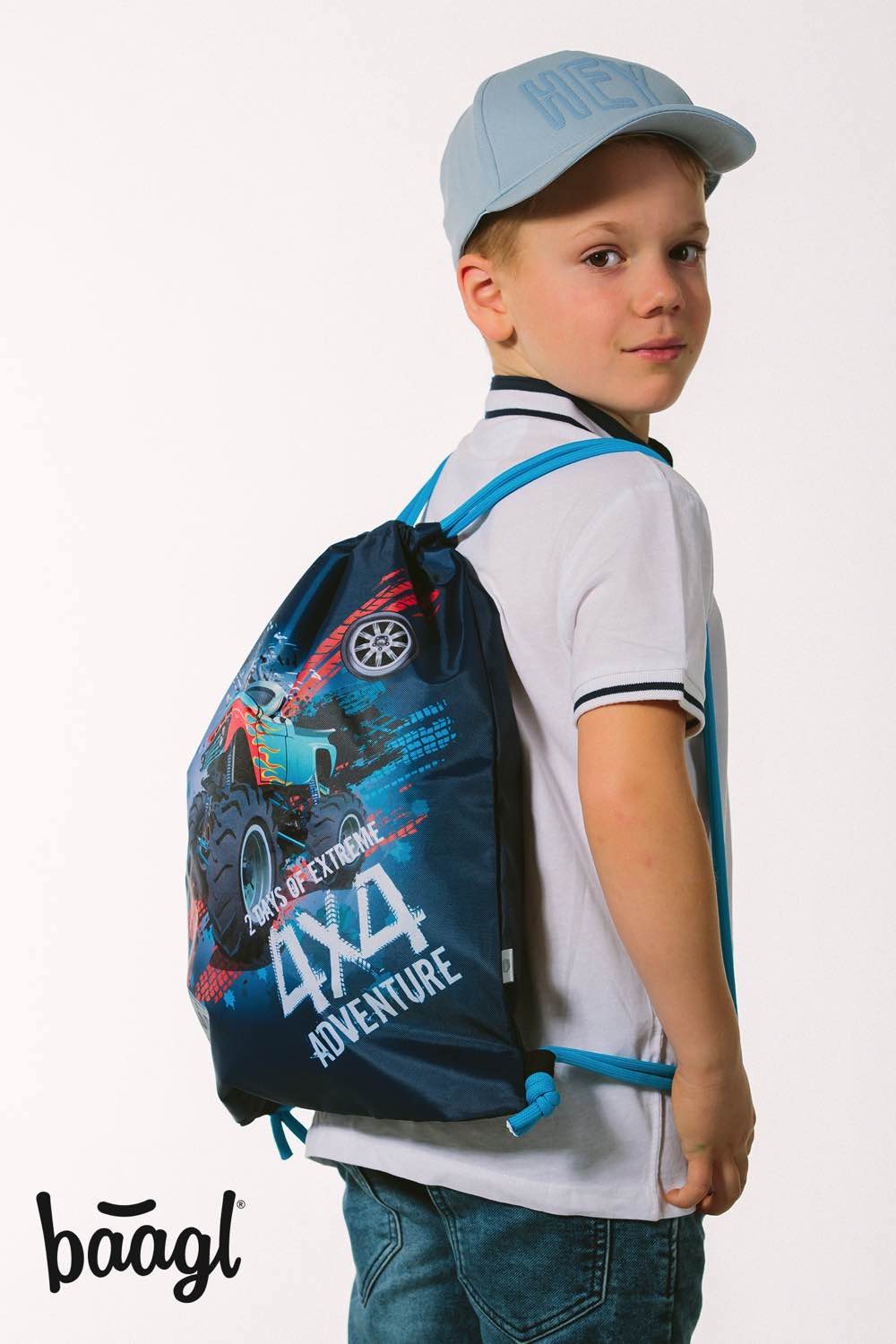 baagl-truck-sac-gym-enfant-cordons-motif-camion image 4