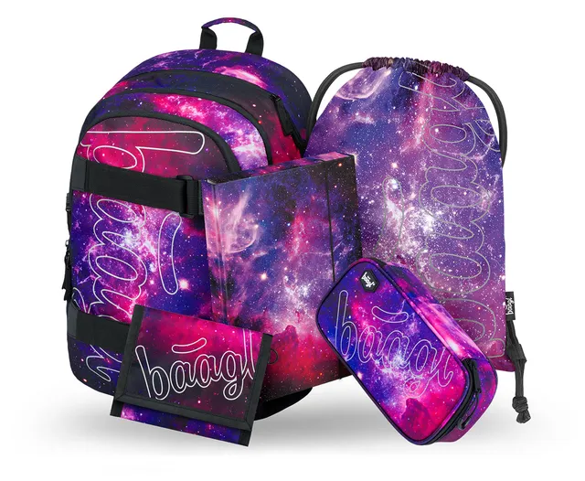 baagl-skate-galaxy-ii-set-scolaire-5-pi-ces-25-l image 1