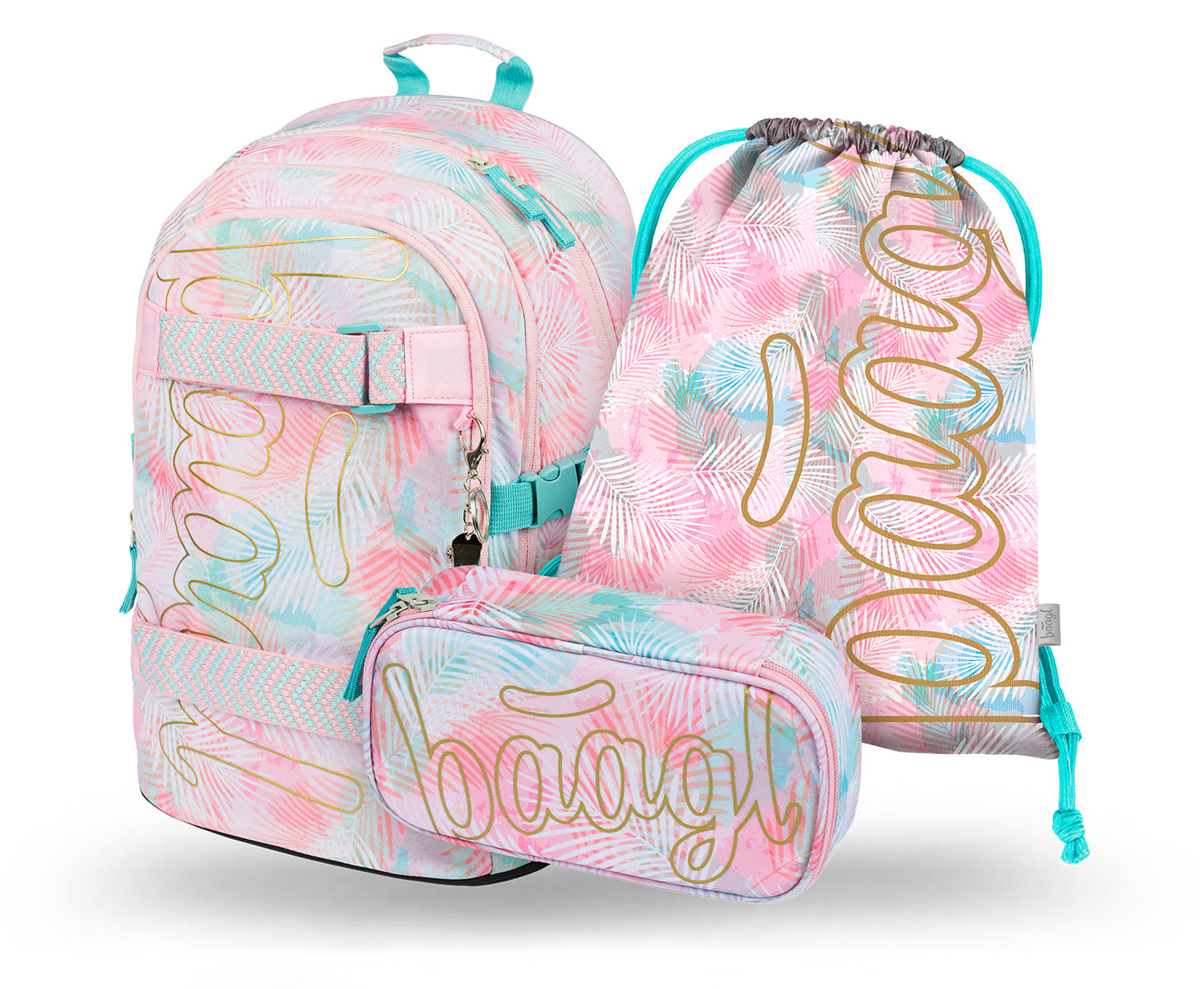 baagl-skate-sunset-sac-dos-scolaire-25-l-3-pi-ces image 1