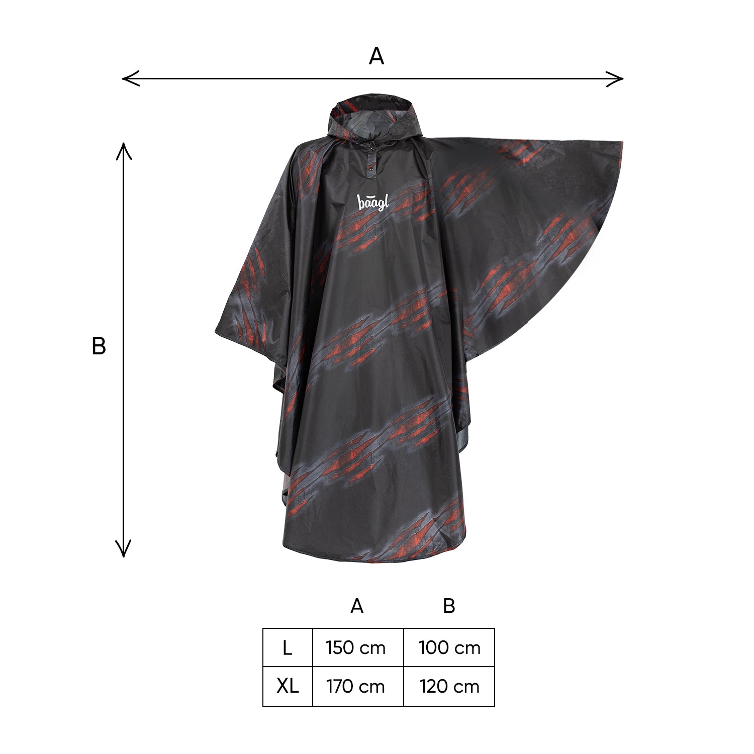 baagl-volcano-poncho-pluie-xl-170-190-cm-passe-cartable image 7