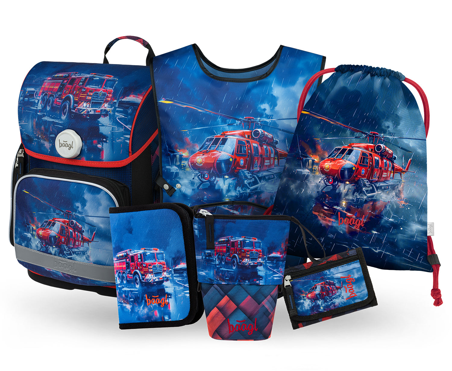 baagl-ergo-rescuers-iv-set-scolaire-cartable-4-pi-ces-cp-gar-on image 1
