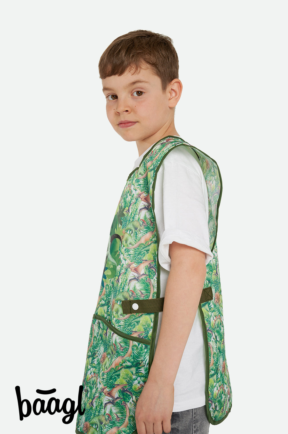 baagl-aprons-tablier-enfant-dinosaure-avec-poches-lavable image 7