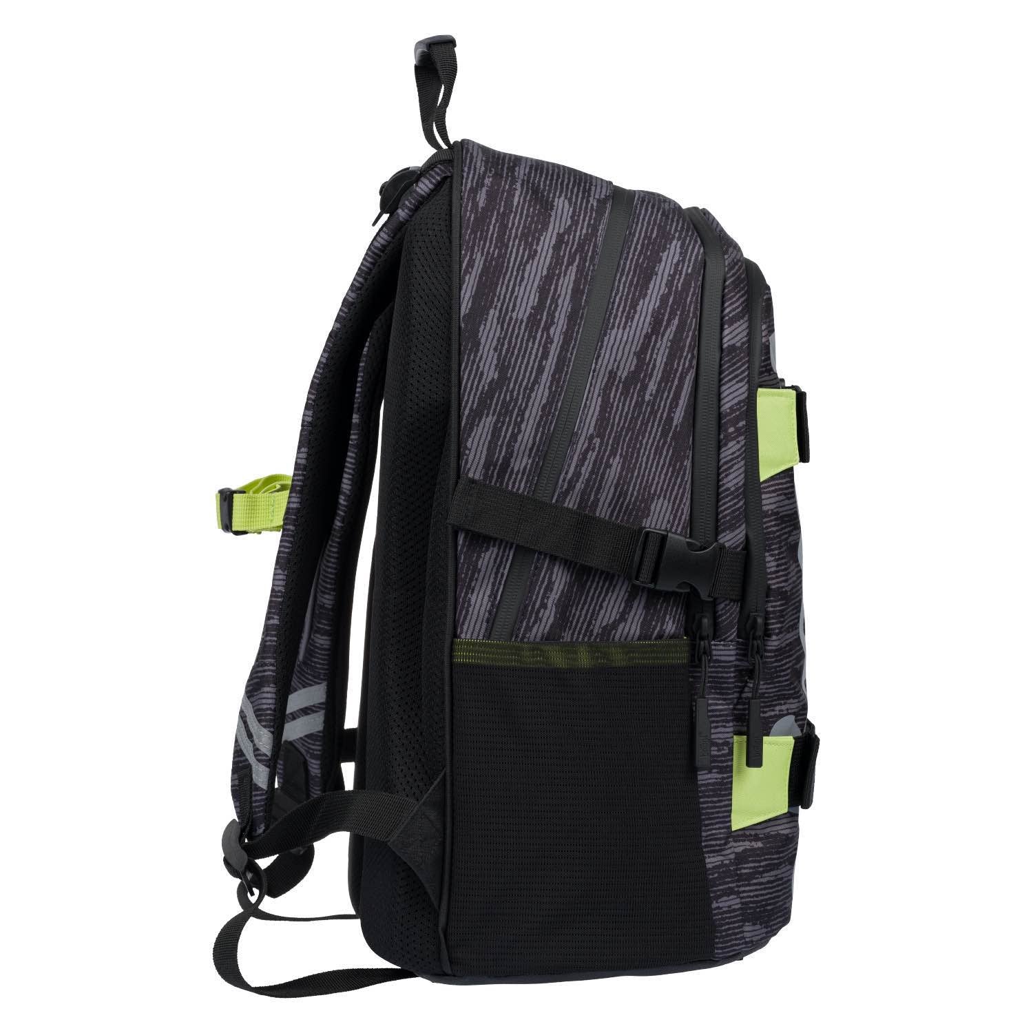 baagl-skate-grey-sac-dos-scolaire-gris-25-l image 3