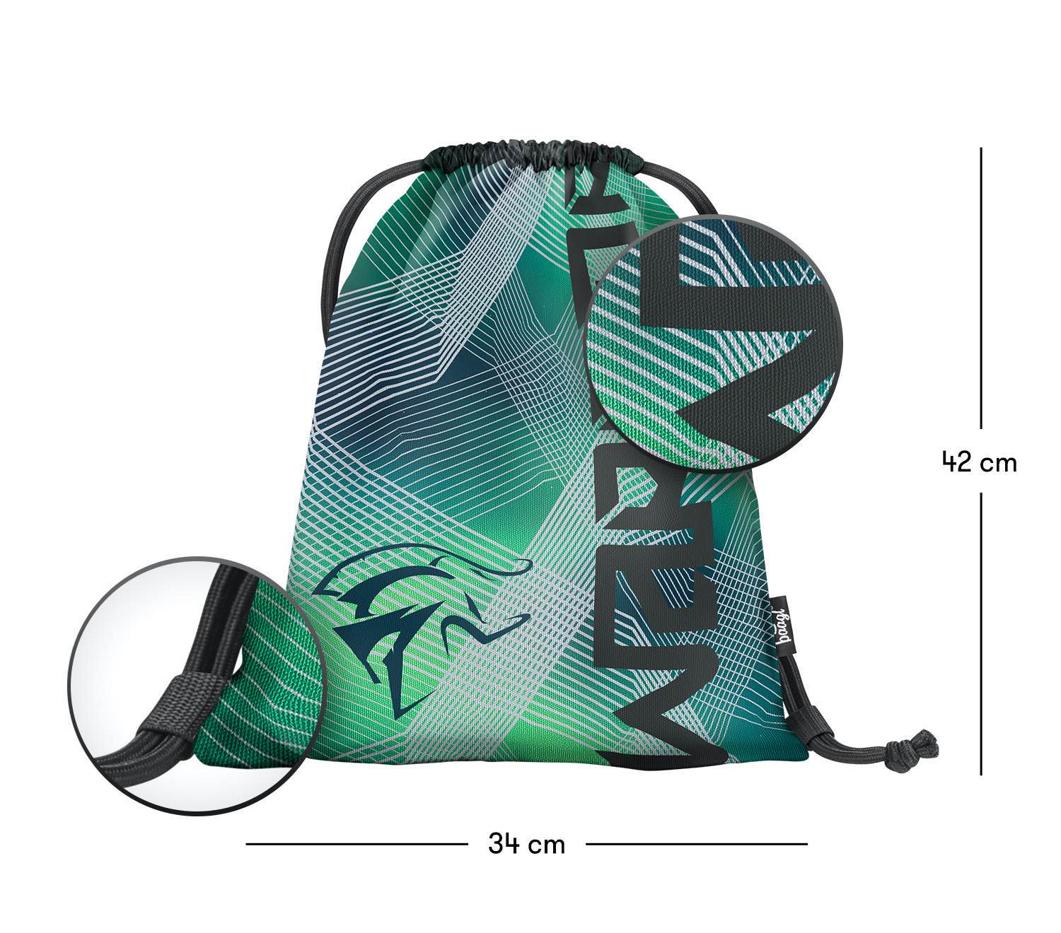 baagl-gym-warrior-sac-gym-enfant-cordon-lavable image 3