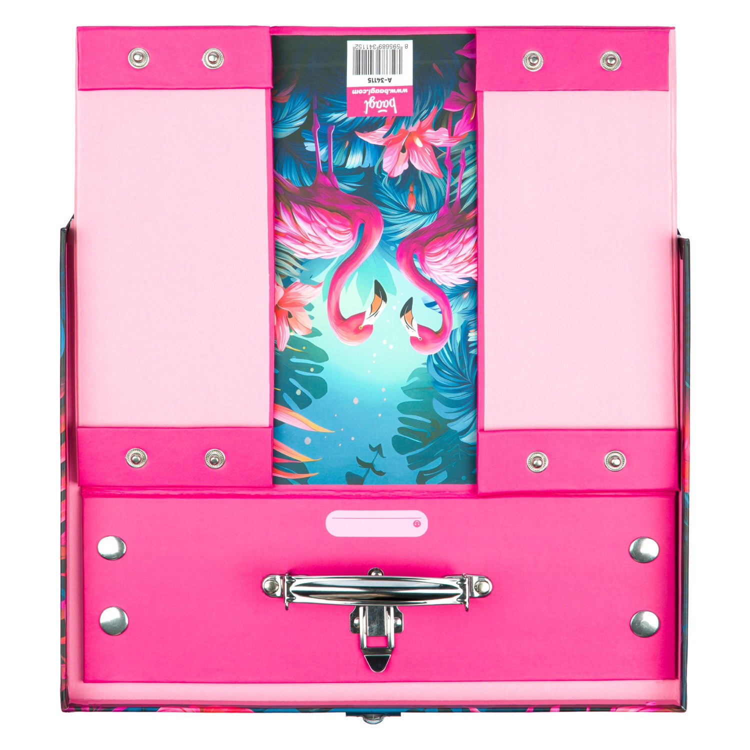 baagl-briefcases-flamingos-mallette-scolaire-pliable-flamants image 4