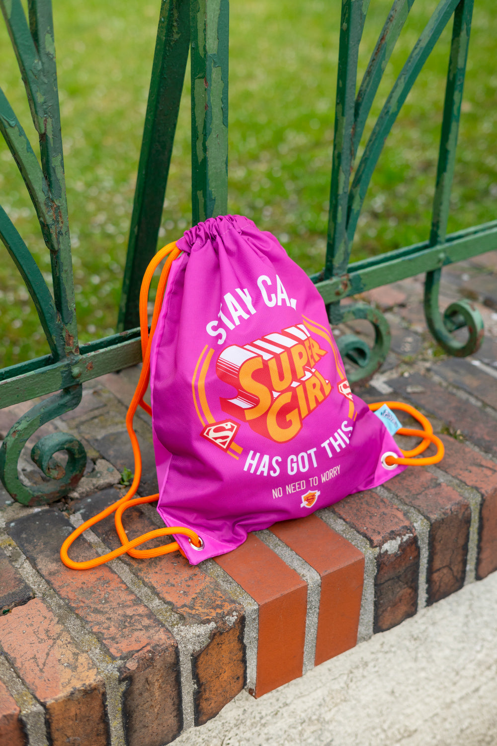 baagl-gym-sacks-sac-de-gym-supergirl-stay-calm image 6