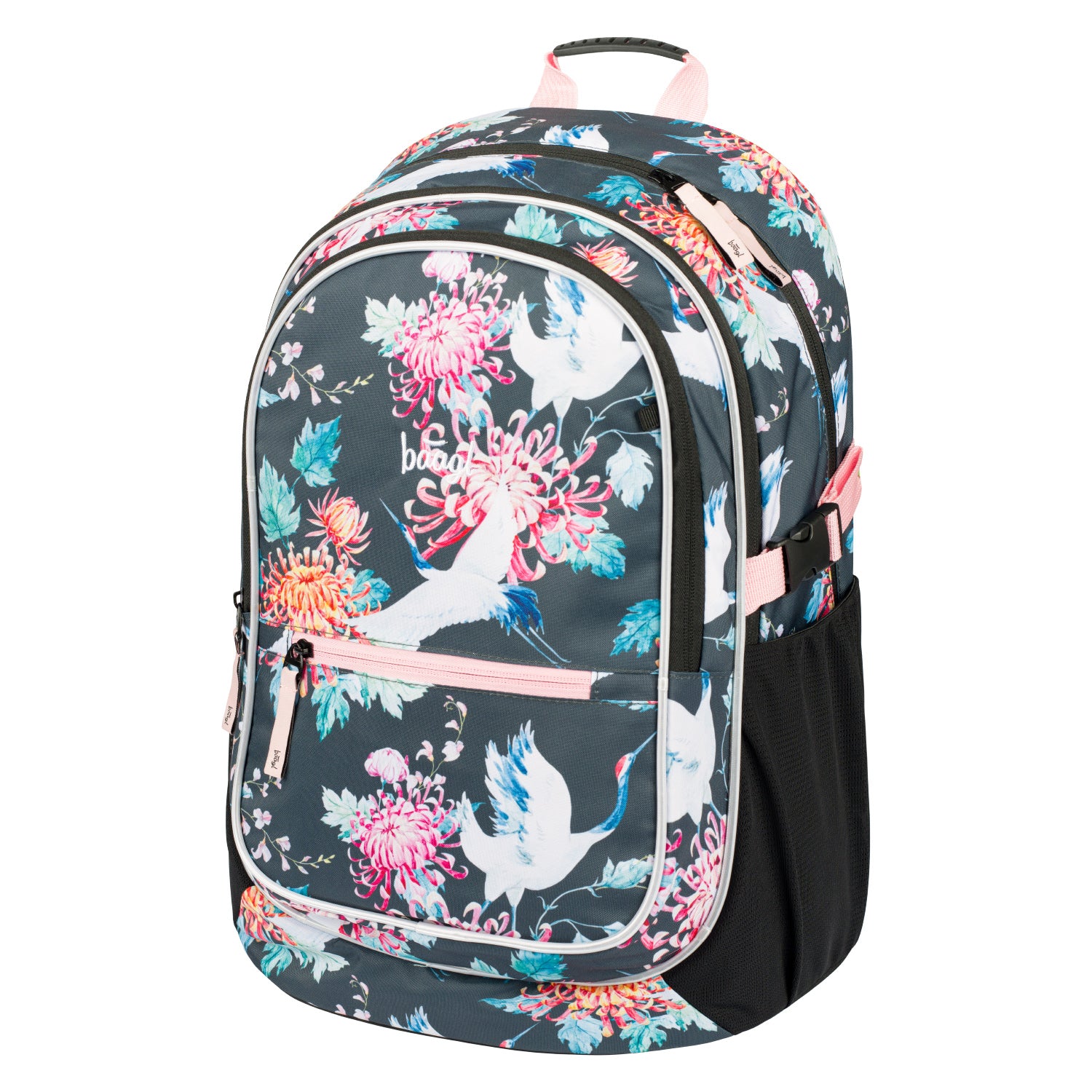 baagl-core-birds-sac-dos-scolaire-oiseaux-25-l image 2