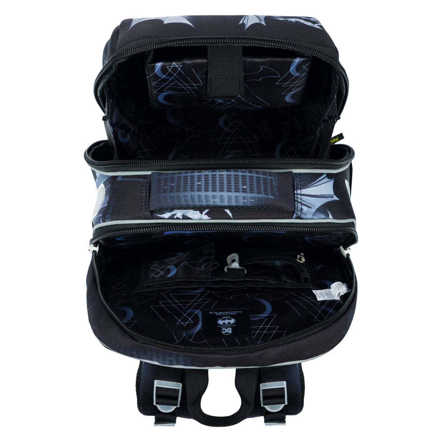 baagl-shelly-batman-dark-city-cartable-3-pi-ces-cp image 6