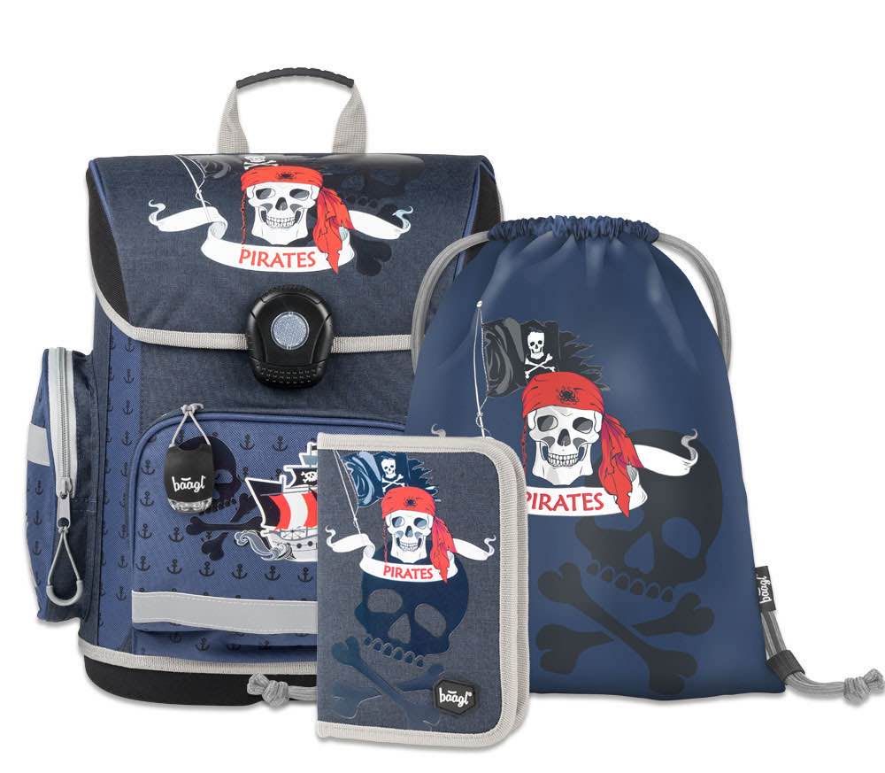 baagl-school-sets-pirates-cartable-cp-3-pi-ces-pirate-gar-on image 1