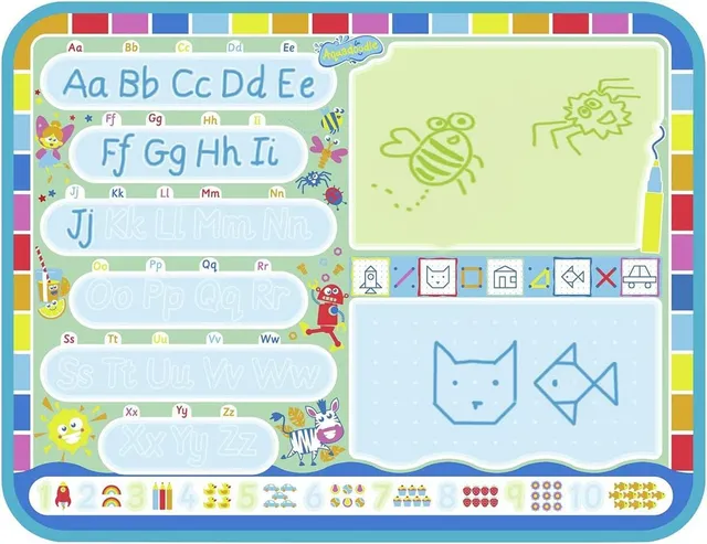 aquadoodle-large-mat-tapis-dessin-eau-my-abc-doodle-lettres image 1