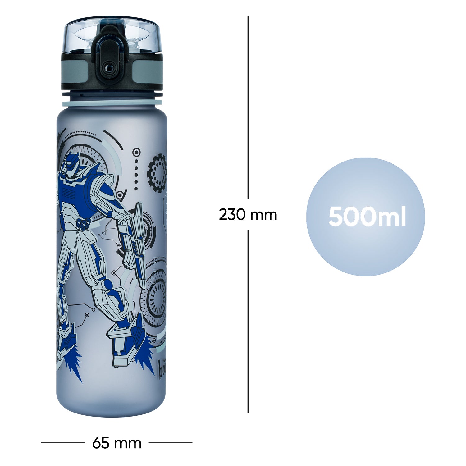 baagl-robots-gourde-tritan-500-ml-sans-bpa image 7