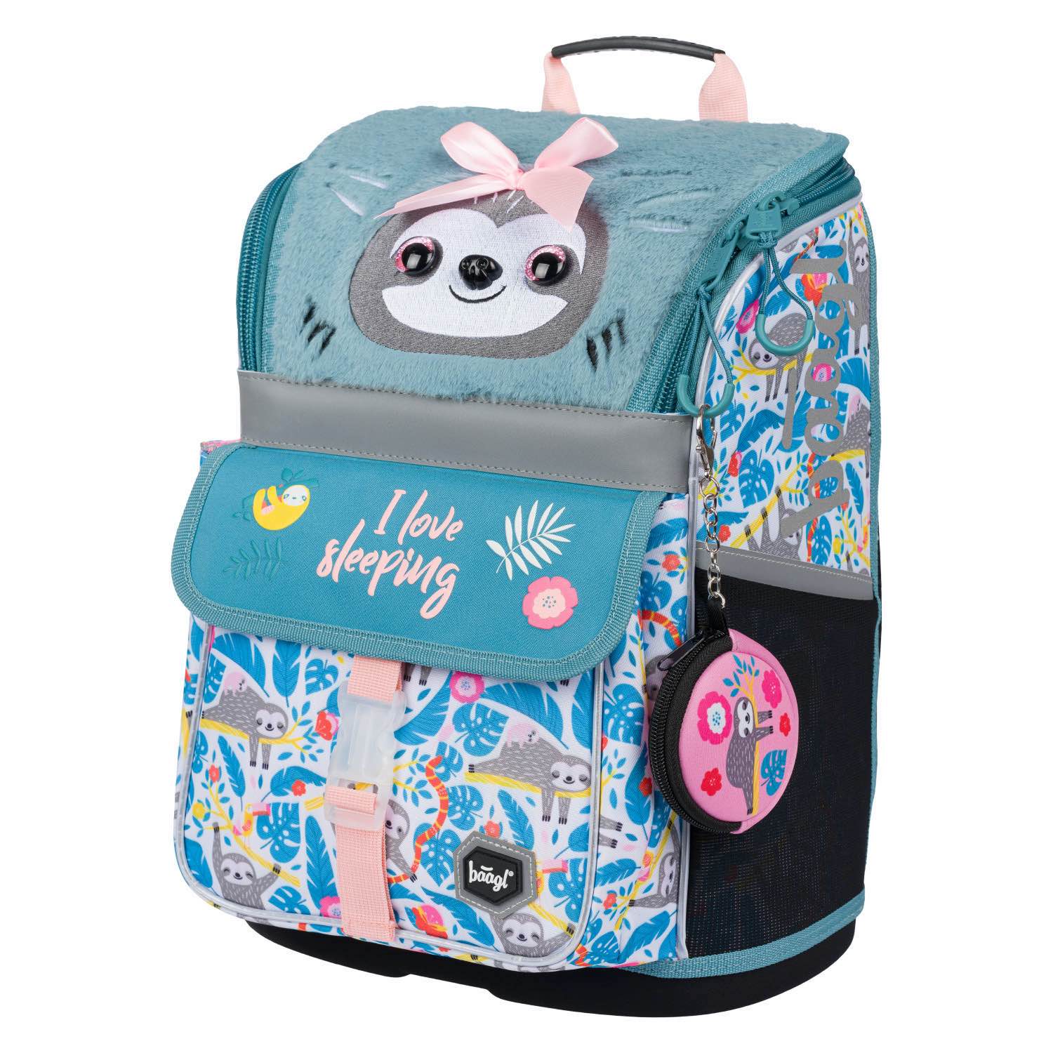 baagl-school-sets-zippy-sloth-set-scolaire-3-pi-ces image 3