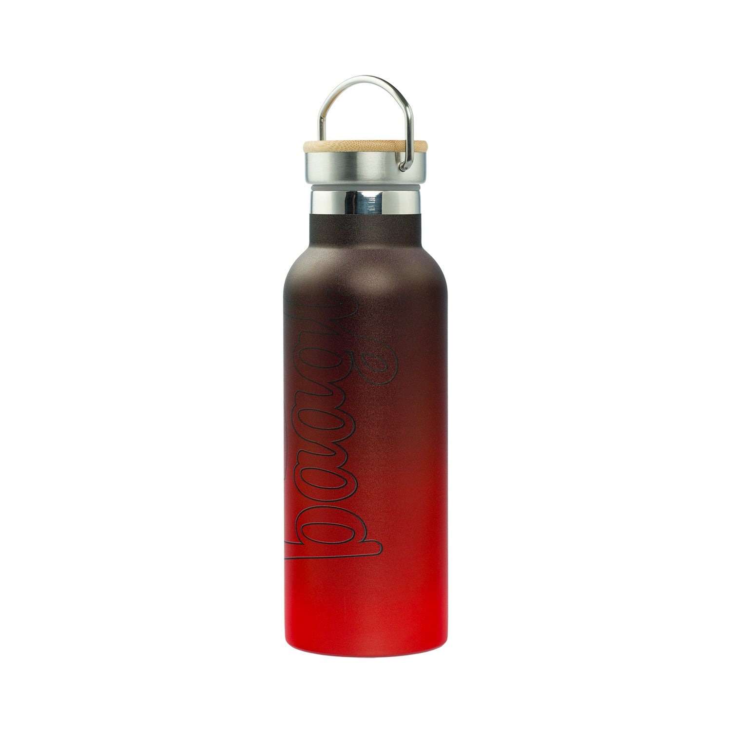 baagl-gradient-gourde-thermos-inox-500-ml-rouge-noir image 1