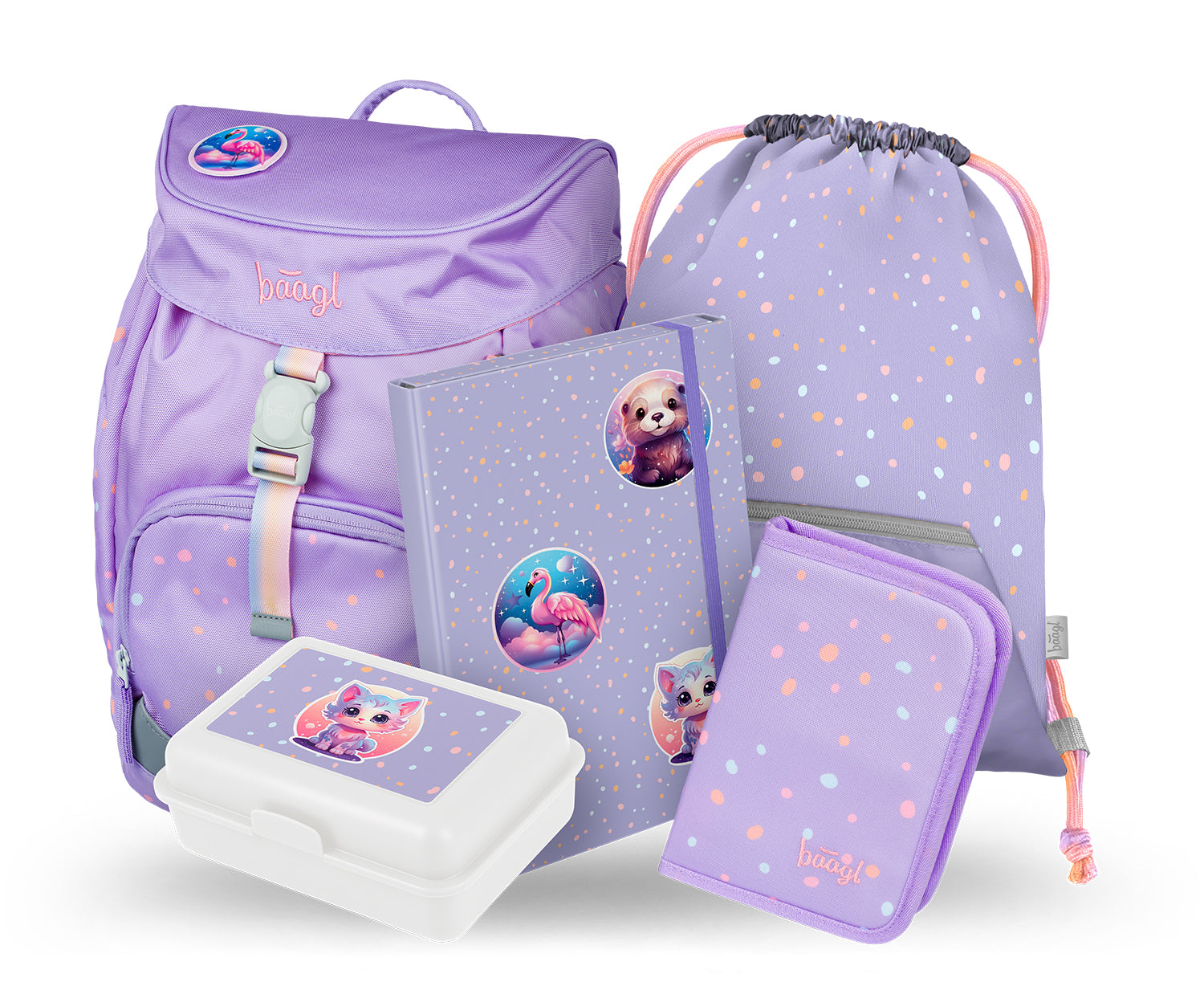baagl-airy-pets-ii-ensemble-scolaire-4-pi-ces-l-ger image 1