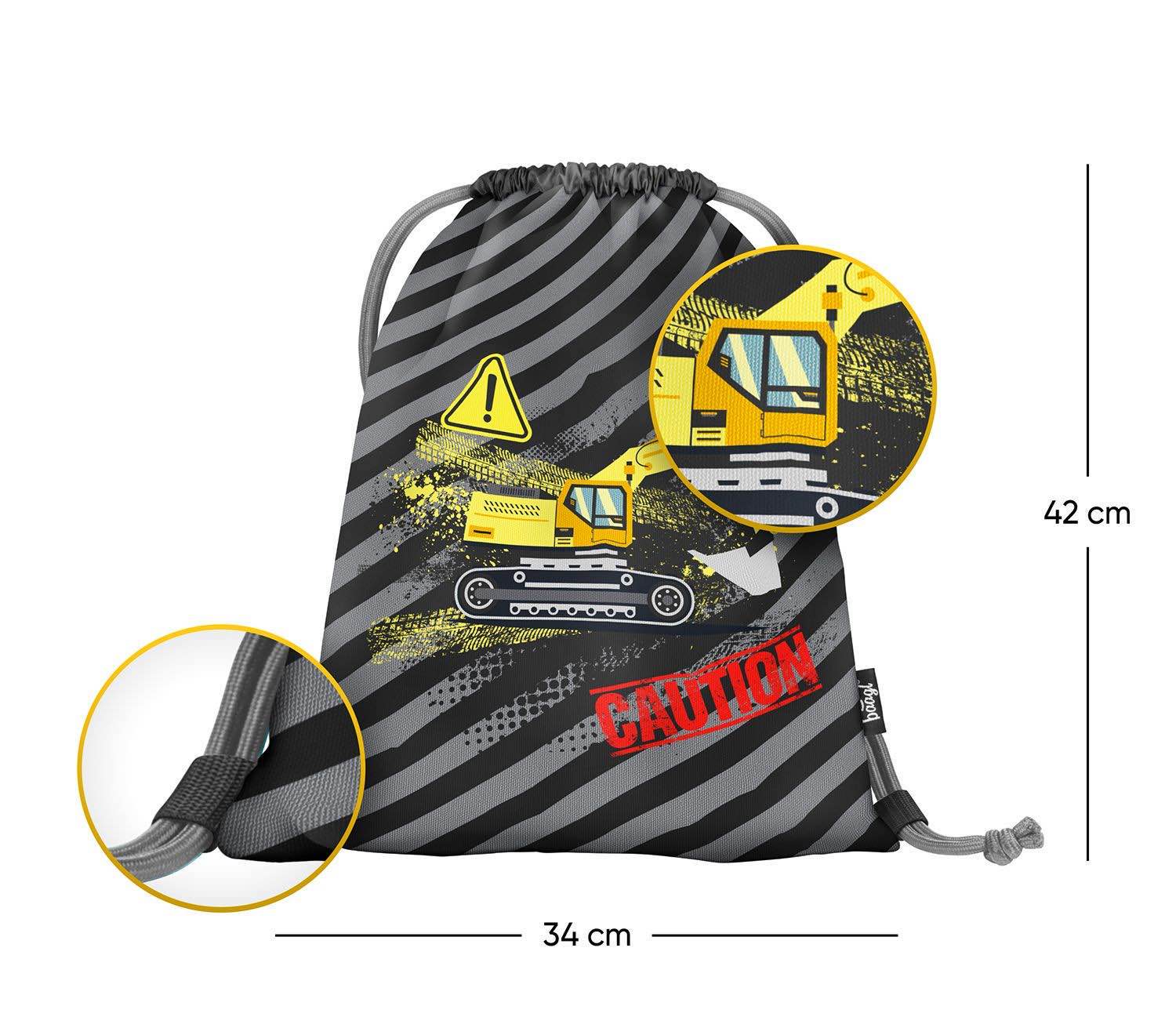 baagl-digger-sac-de-gym-enfant-chantier image 2