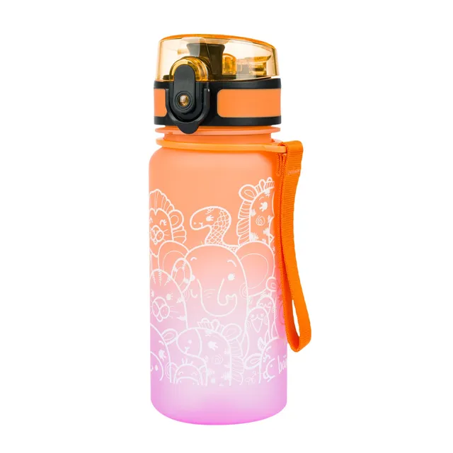 baagl-drinking-bottles-gourde-tritan-gradient-animals-350-ml image 1