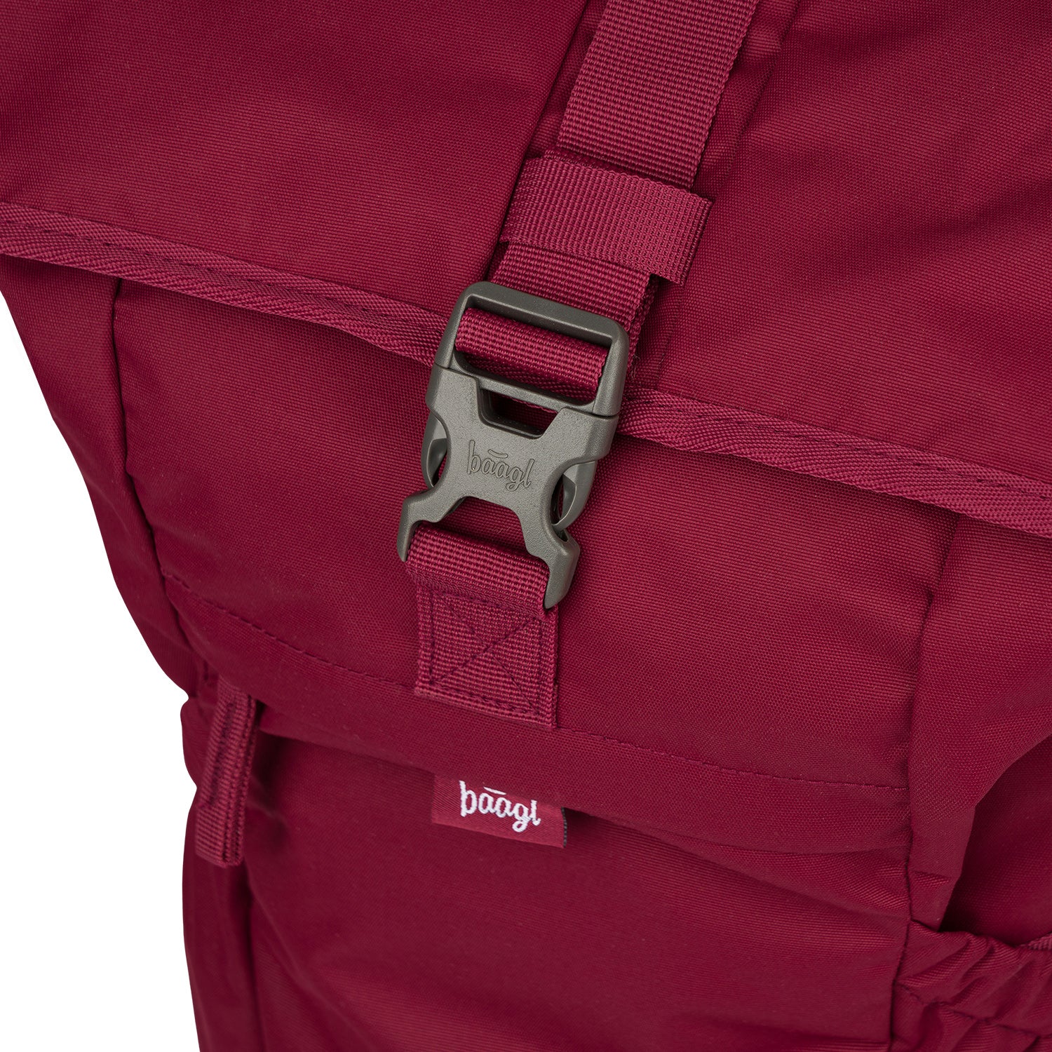 baagl-roll-burgundy-sac-dos-29-l-recycl-imperm-able image 6
