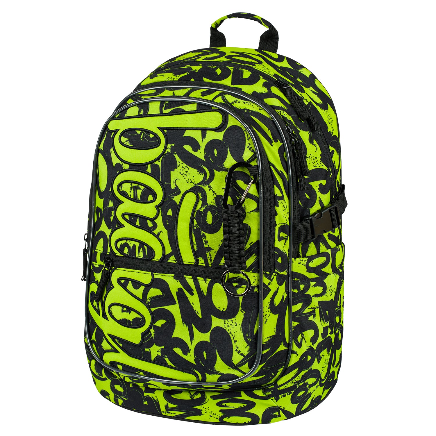 baagl-core-lime-sac-dos-scolaire-25-l-vert-15-pouces image 2