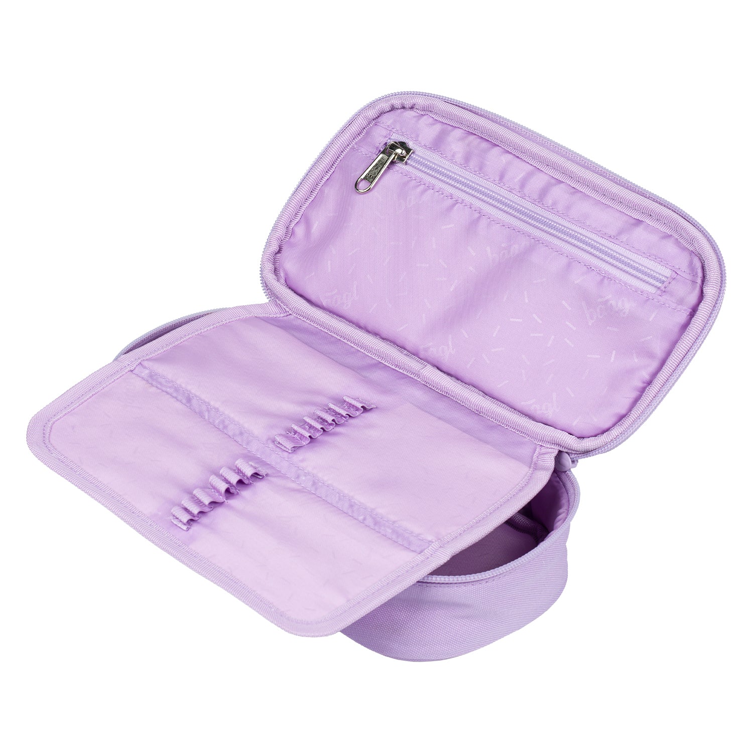 baagl-school-pencil-pouches-lavender-trousse-zip-recycl-e image 3