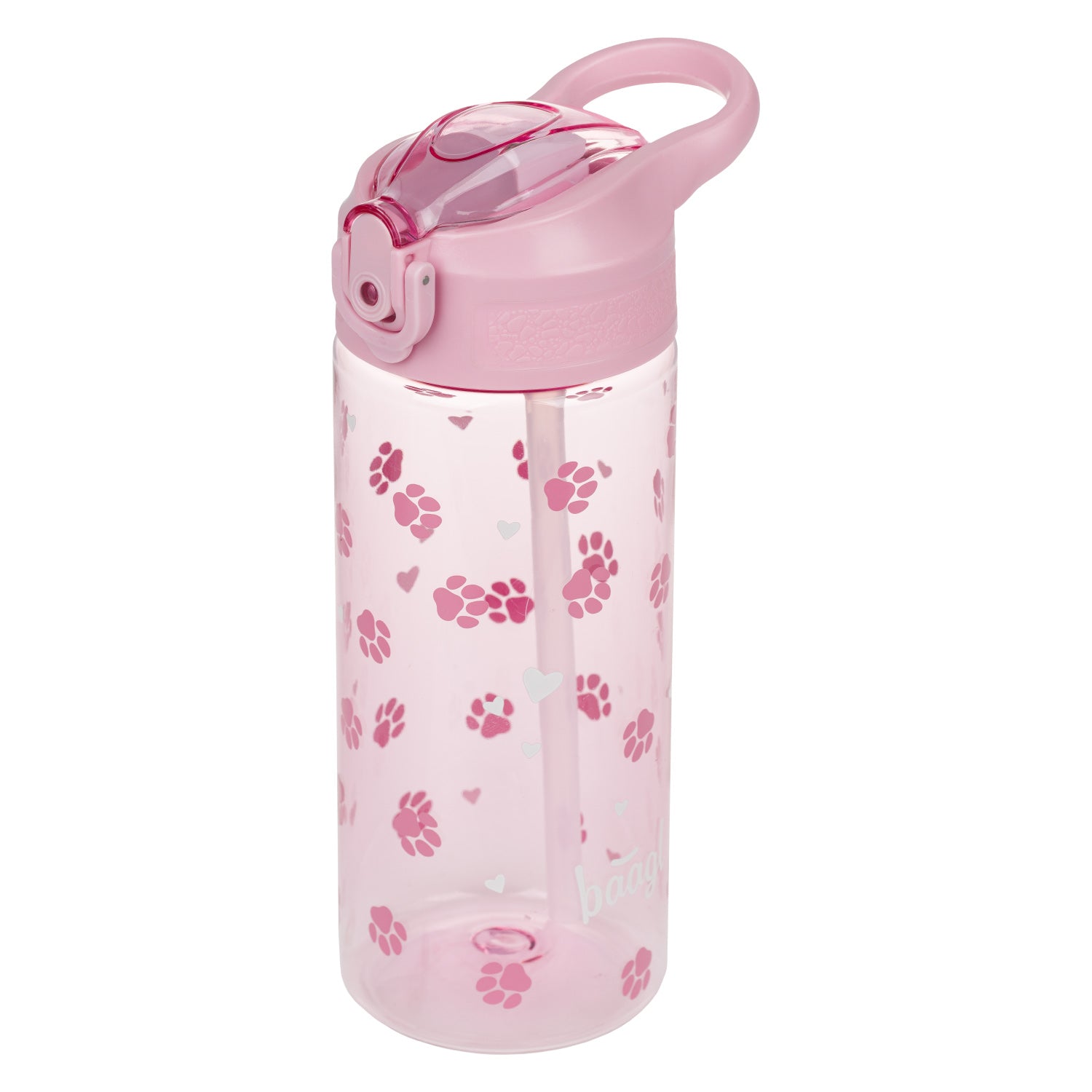 baagl-drinking-bottles-paws-gourde-paille-500-ml-tritan image 1