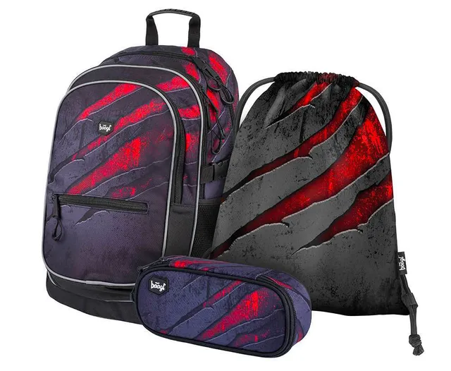baagl-school-sets-core-cartable-3-pi-ces-volcano-25-l-volcan image 1