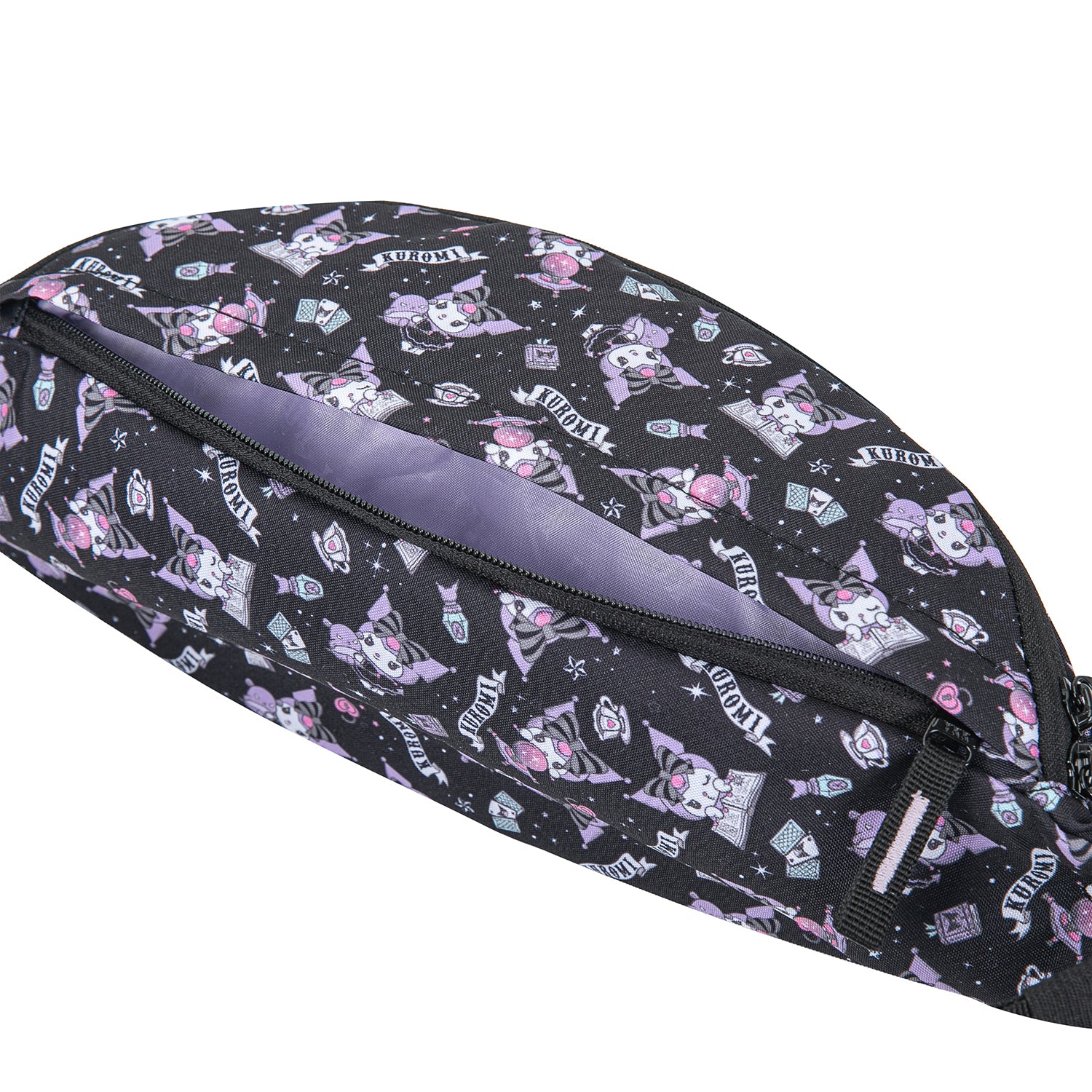 baagl-bumbags-snap-kuromi-sac-banane-noir-recycl image 2
