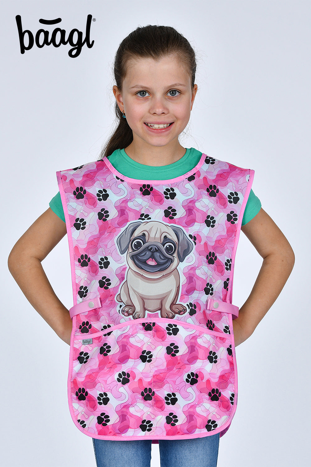 baagl-paws-tablier-enfant-lavable-2-poches image 5