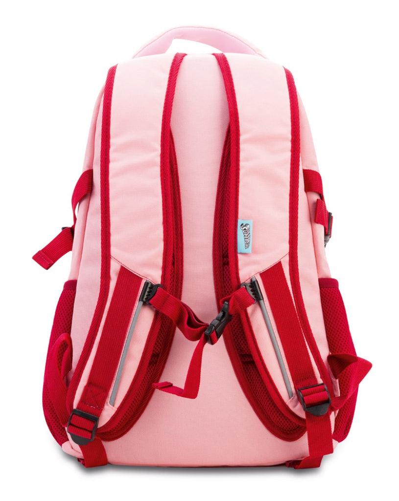 baagl-supergirl-stay-calm-sac-dos-scolaire-poncho-pluie image 3