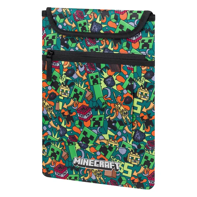 baagl-minecraft-chaos-housse-pc-15-pouces-recycl-e image 1